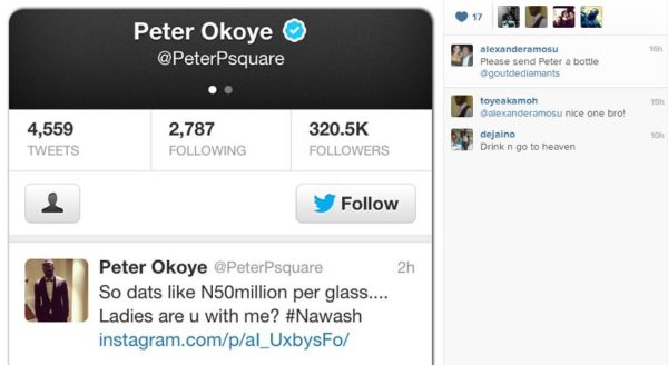 Peter Okoye Alexander Amosu