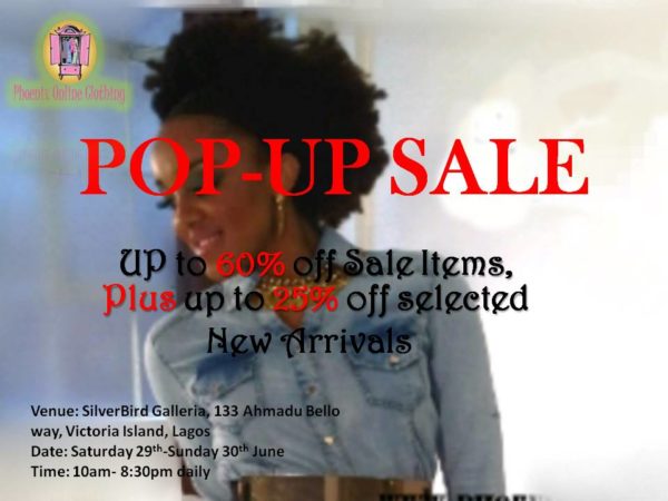 Phoenix Online Clothing Pop-Up Sale