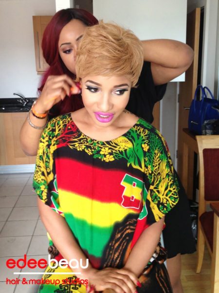 Tonto Dikeh Edee Beau Kukere Concert Make-Up Look - June 2013 - BellaNaija003