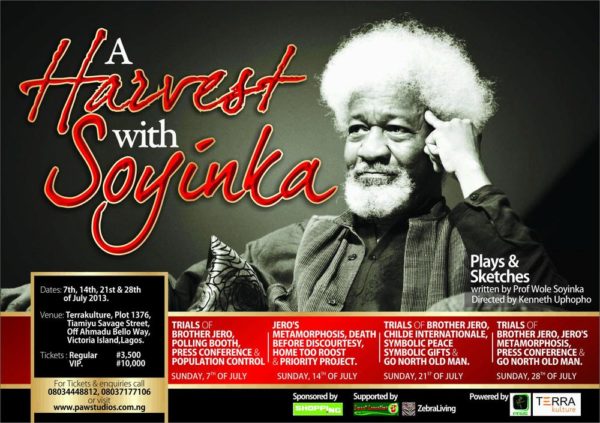 A Harvest of Soyinka - July 2013