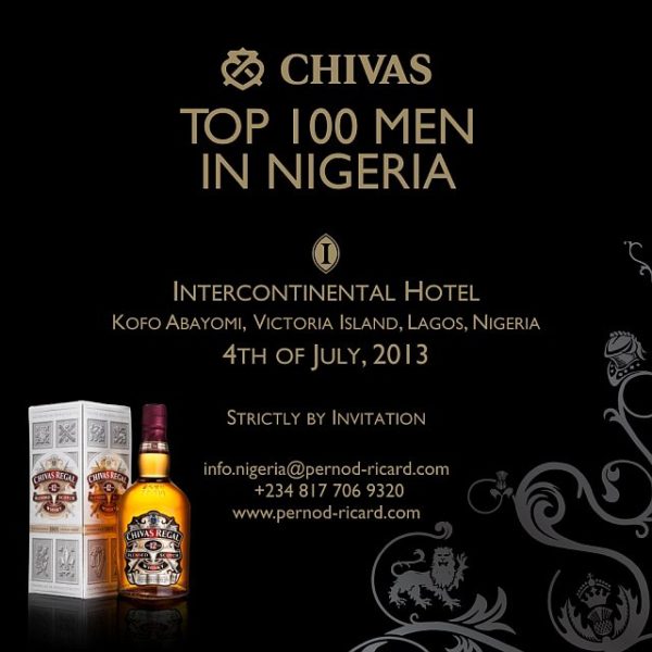 Chivas Top 100 Men in Nigeria