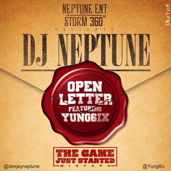 DJ Neptune Open Letter(Cover)