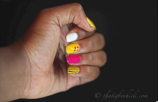 Genevieve Nnaji Inspired nail Art - BellaNaija - July2013002