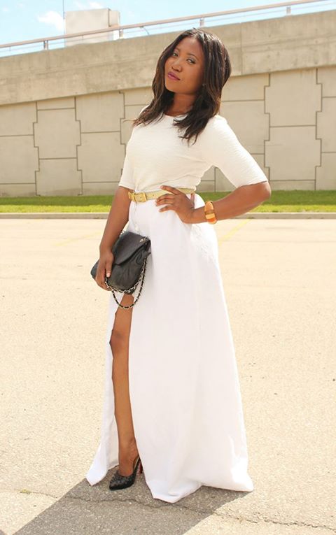 classy all white outfits