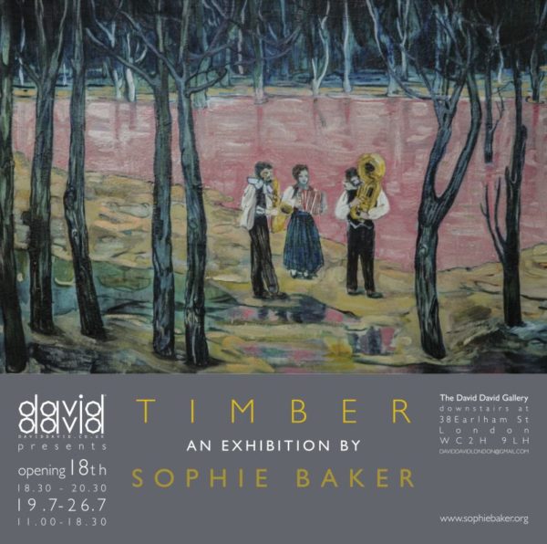 Timber - An exhibition by Sophie Baker