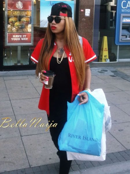 Toyin Lawani Sporty Street Style Look in London - July 2013 - BellaNaija 022