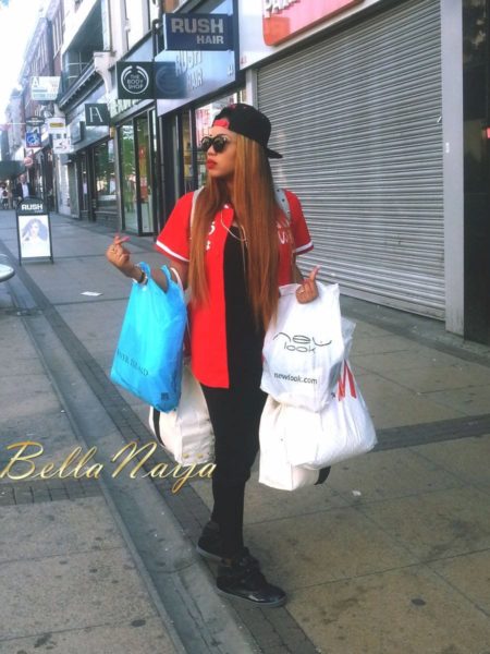 Toyin Lawani Sporty Street Style Look in London - July 2013 - BellaNaija 023