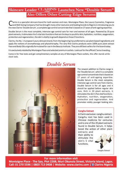 Clarins Serum - BellaNaija - August 2013 (1)