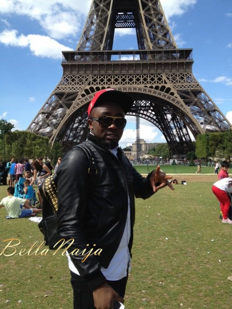 Music Star Ice Prince preps for European Tour by Chilling Next to the ...