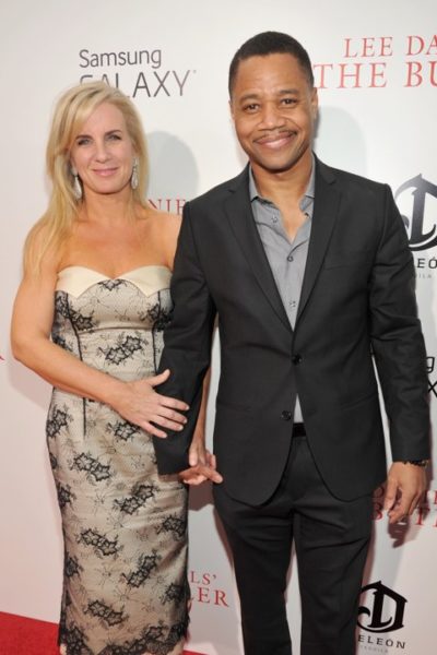 Sara Kapfer and Cuba Gooding Jr.