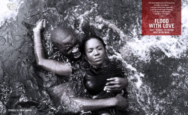 Tiwa Savage & Tee Billz - Flood with Love Campaign - August 2013 - BellaNaija001