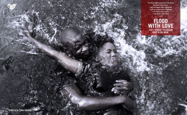 Tiwa Savage & Tee Billz - Flood with Love Campaign - August 2013 - BellaNaija004