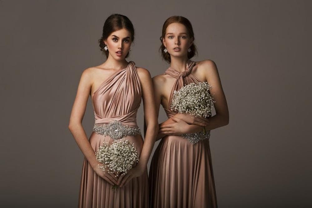 Two birds bridal deals bridesmaid dresses