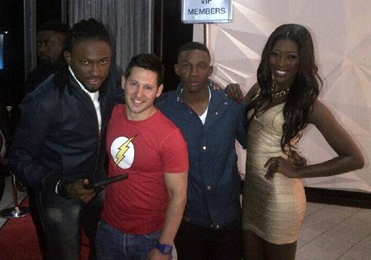 "Advertising for NOKIA LUMNIA & @DStv in South Africa! With @Miss_Vimbai and Lawrence! Tell me Isn't God good to me?"