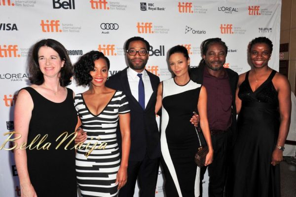 Andrea Calderwood (Producer), The movie cast, Biyi Bandele (Director), Yewande Sadiku (Executive Producer)