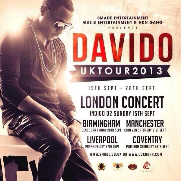 Davido UK Tour - September 2013 - BellaNaija