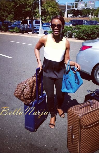 BN Style Exclusive: Genevieve Nnaji arrives Toronto in a $16,950