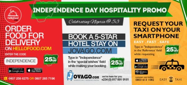 Independence Day Hospitality Promo - BellaNaija - September 2013