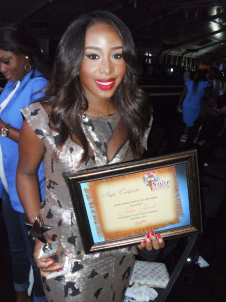 Joyce Jacob Beauty Makeup Artiost of the Year by Vanguard Allure - BellaNaija -September 2013 (2)