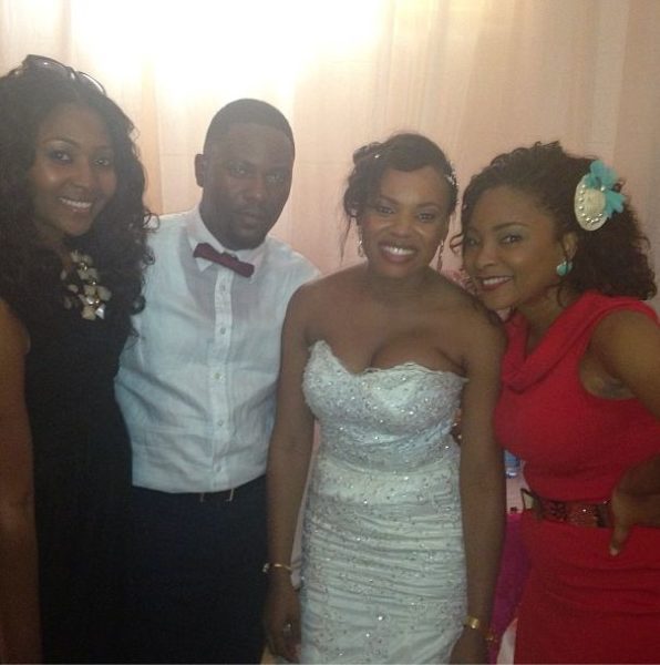 Lilian Esoro, Arnold Mozia, Matilda Obaseki & Linda Ejiofor - September 2013 - BellaNaija