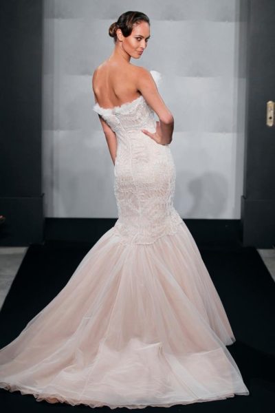 Mark zunino mermaid wedding dress discount