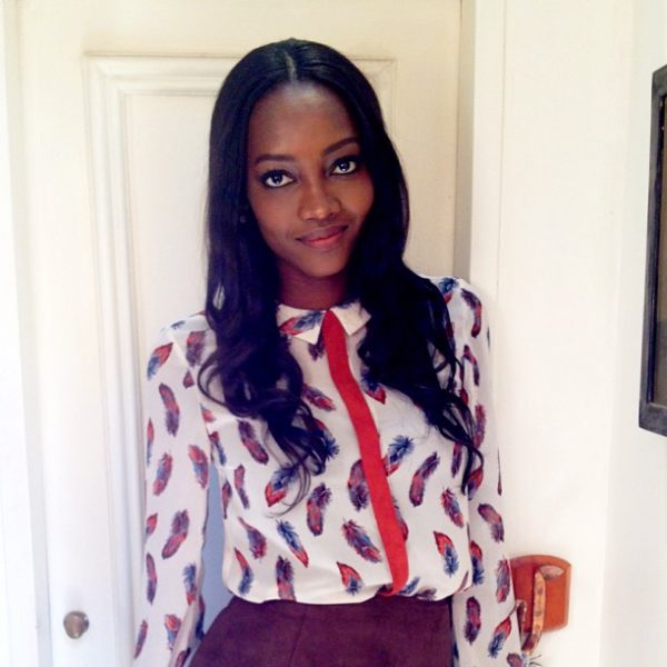 Oluchi looks so good, even I, think I'll look good in that blouse.