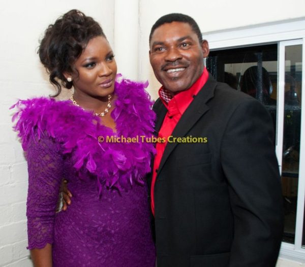 Omotola Jalade-Ekeinde & Family at Muyiwa Goes to Nollywood Show in London - September 2013 - BellaNaija - BN 024