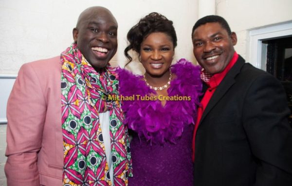 Omotola Jalade-Ekeinde & Family at Muyiwa Goes to Nollywood Show in London - September 2013 - BellaNaija - BN 026