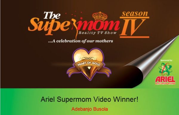 Ariel The SuperMom Heart of Gold Competition - BellaNaija - October 2013