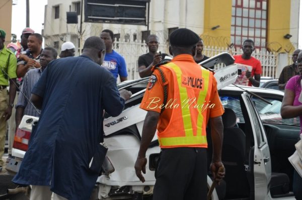 BN Exclusive -Truck collapses in Maryland, Lagos - October 2013 - BellaNaija013