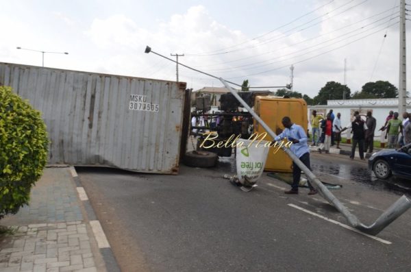 BN Exclusive -Truck collapses in Maryland, Lagos - October 2013 - BellaNaija025