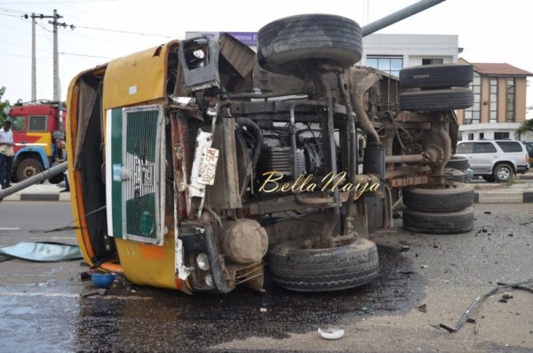 BN Exclusive -Truck collapses in Maryland, Lagos - October 2013 - BellaNaija036