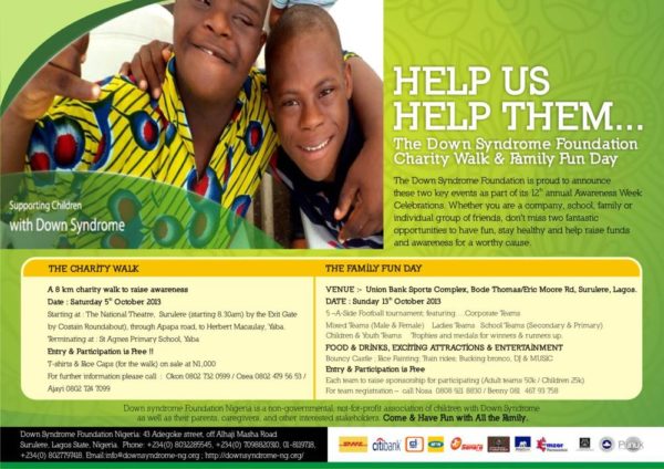 Down Syndrome Foundation - October 2013 - BellaNaija