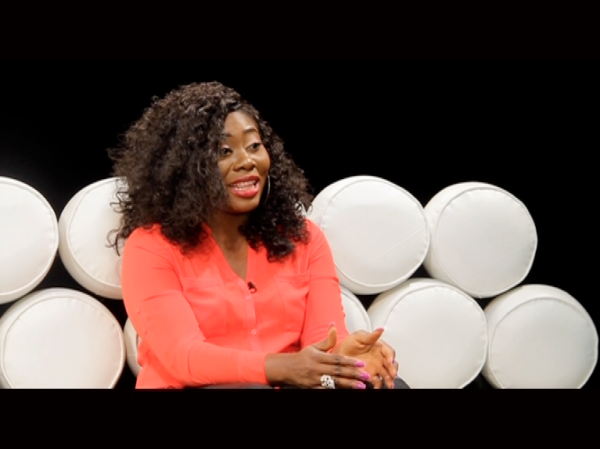 Gbemi from Beat FM on the MTV Base Official Naija Top 10 - October 2013 - BellaNaija