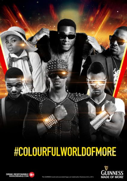 Guinness #ColourfulWorldOfMore Campaign - BellaNaija - October 2013