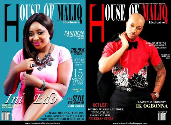 Ini Edo & Ikay Ogbonna cover House of Maliq's November Issue - October 2013 - BellaNaija003