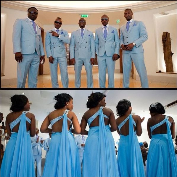 Maze couture blue groom groomsmen