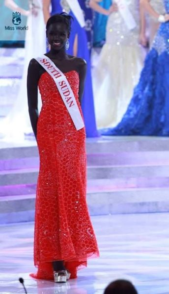 Miss South Sudan Modong Manuela Mogga