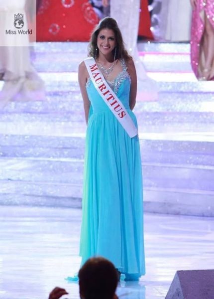 Miss Mauritius Nathalie Lesage