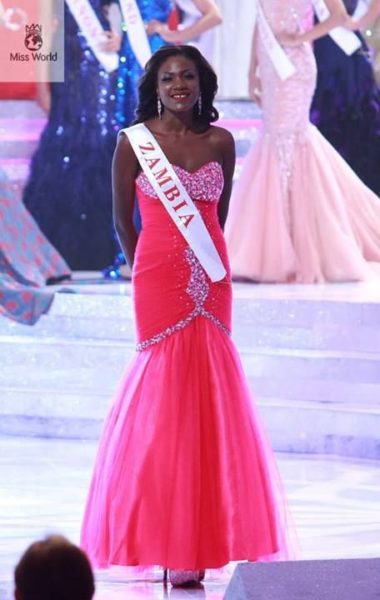 Miss Zambia Christine Mwaaba