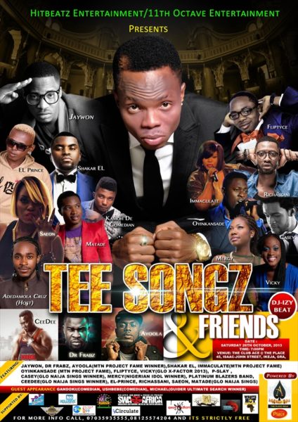 Tee Songz & Friends - October 2013 - BellaNaija