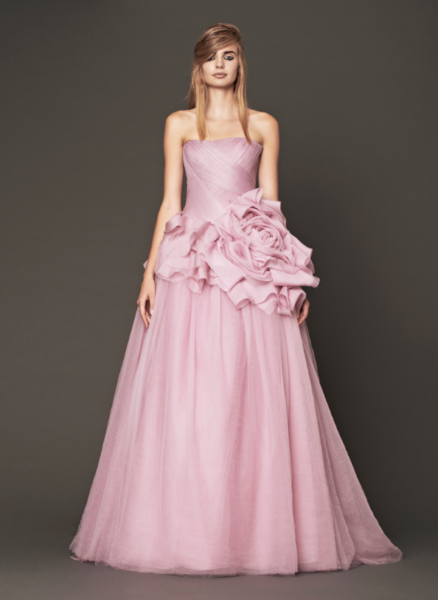 Vera Wang Pink Bridal Collection Fall 2014-15