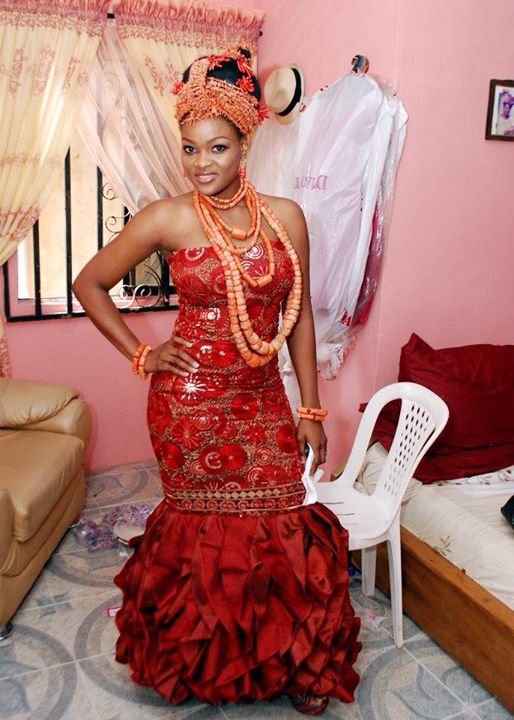 Bn Bridal Beauty Edo Brides In Beautiful Beaded Benin Wedding Attire Bellanaija 