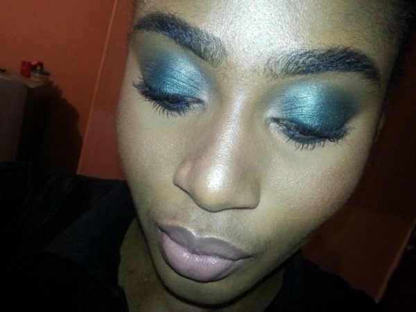 Blue Smokey Eye by Barbara - BellaNaija - December 2013003