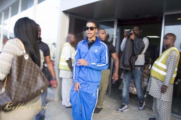 Chimpunk arrives Lagos for the Fire of Zamani Concert - November 2013 - BellaNaija - 027