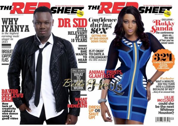 Dr Sid & Rukky Sanda cover The Redsheet Magazine's November 2013 Issue - BellaNaija 01