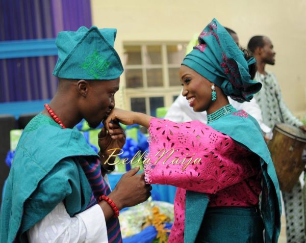 Nigerian Muslim Wedding BellaNaija Yoruba Traditional Wedding Engagement PeacockTAP_5158