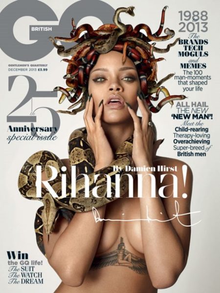 Rihanna - British GQ 25th Anniversary Issue - November 2013 - BellaNaija 01