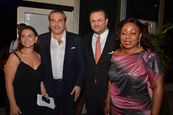 Sarah Boulos, A guest, Massaad Boulos, Florence Ita Giwa