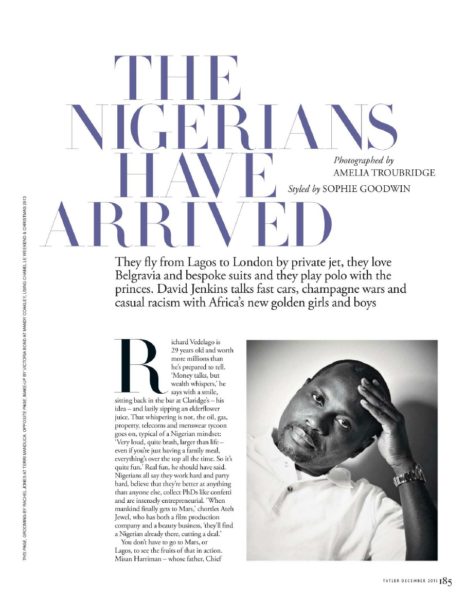 Tatler UK December 2013 Nigeria Money Set 002